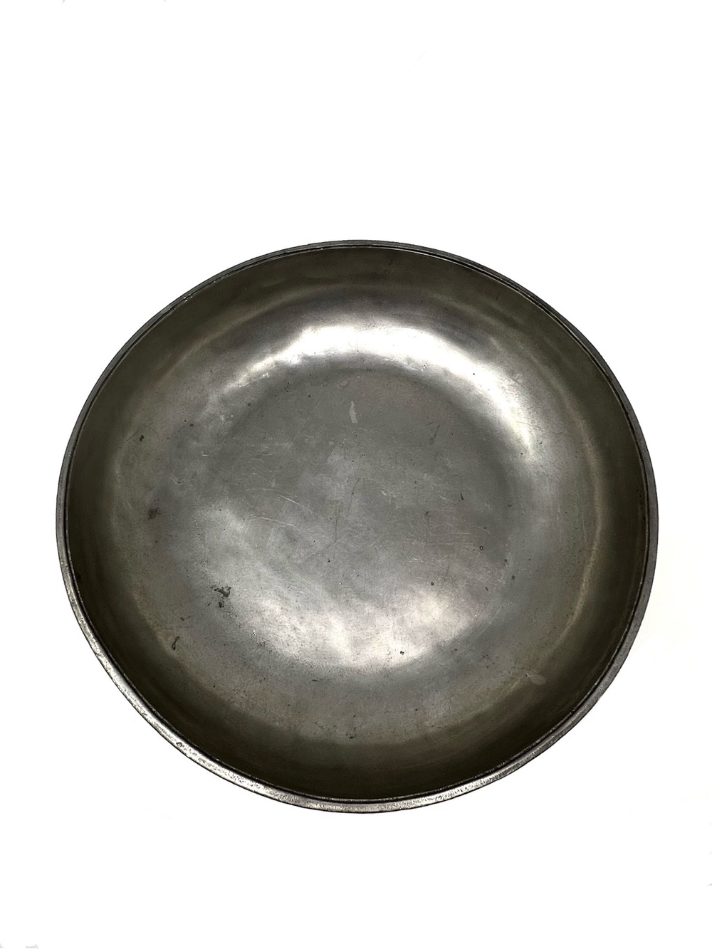 Cosi Tabellini Large ShallowPewter Bowl Fruit Bread Serveware Centerpiece - Picture 3 of 9